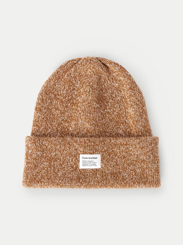 The Cotton Knit Beanie in Pumpkin Spice For Discount