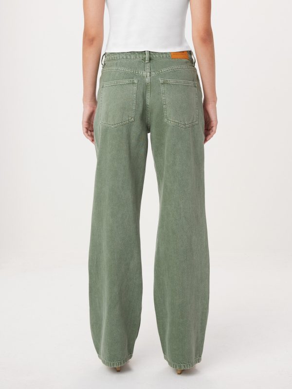 The Courtney Loose Jean in Sage Green Sale