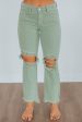 Willow Risen Jeans - Olive Fashion