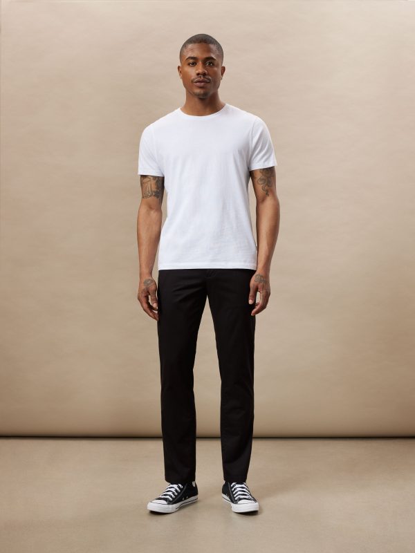 The Brunswick Slim Chino Pant in Black on Sale