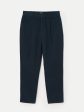 The Jamie Pleated Chino Pant in Deep Blue Fashion