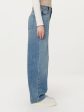 The Ellie Ultra Wide Leg Jean in Medium Indigo Supply