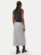 The Cargo Midi Skirt in Light Grey For Cheap