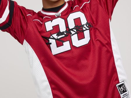 Neovision Redemption V Neck Jersey Red White Discount