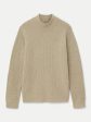 The Yak Wool Mock Neck  in Marsh Green Online Sale