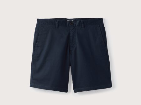 The Brunswick Chino Slim Fit 9in Short in Deep Blue For Discount