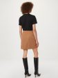 The Slit Mini Skirt in Nutmeg Hot on Sale