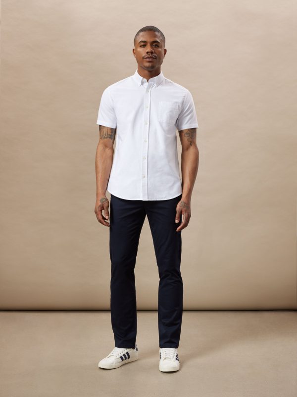 The Brunswick Slim Chino Pant in Deep Blue Fashion