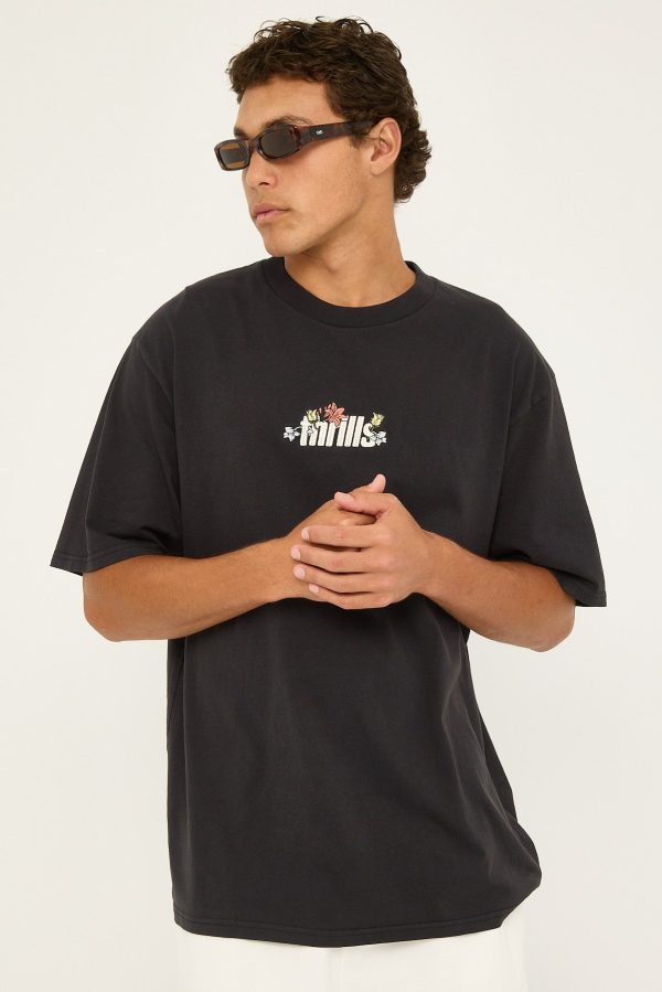 Thrills Natural Thrills Oversize Fit Tee Black on Sale