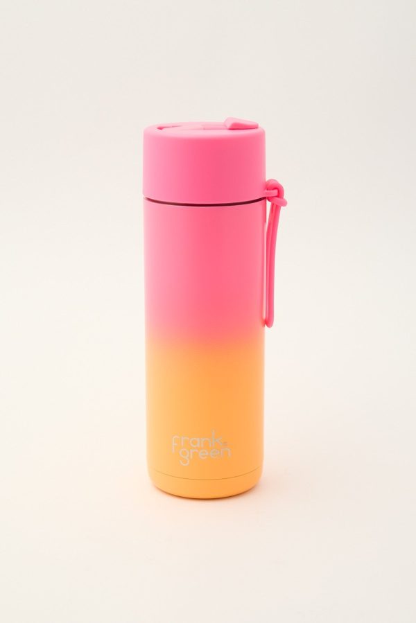 Frank Green 20oz Stainless Steel Ceramic Reusable Bottle with Flip  Summer Sunset Online Sale