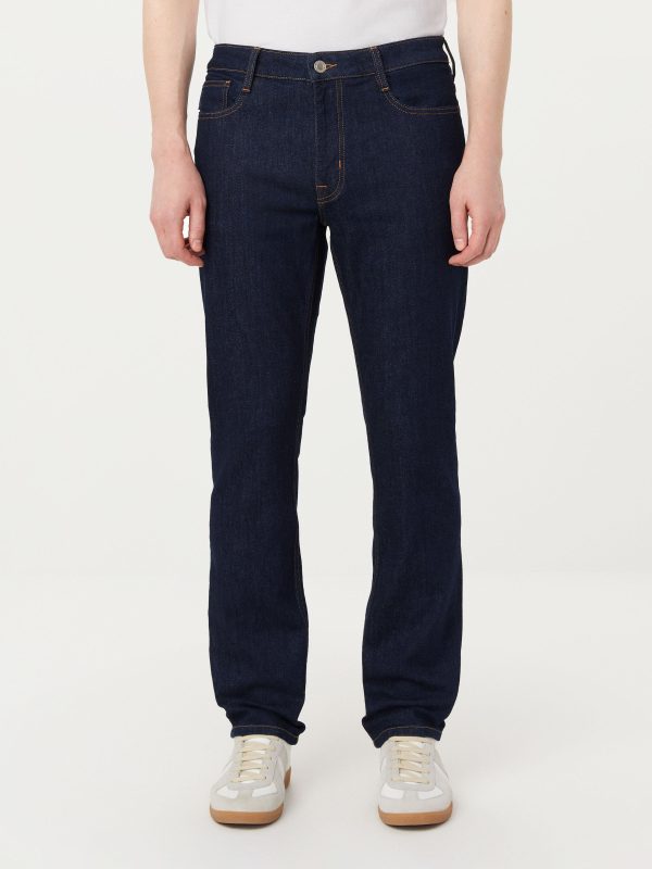 The Adam Slim Jean in Navy Online Hot Sale