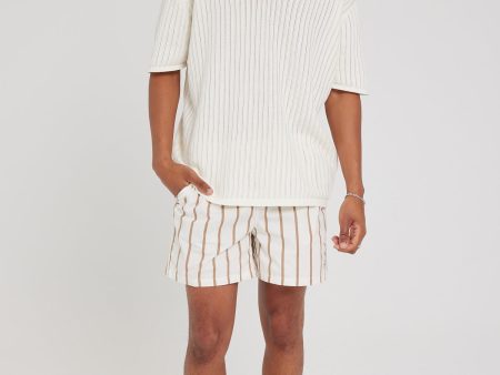 Common Need Delray Organic Swim Short White on Sale