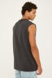 As Colour Heavy Faded Tank Faded Black Sale