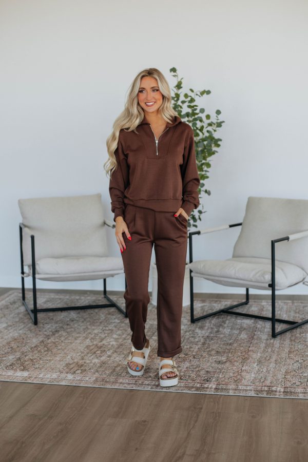 Kenadie Two-Piece Set - Espresso Online now