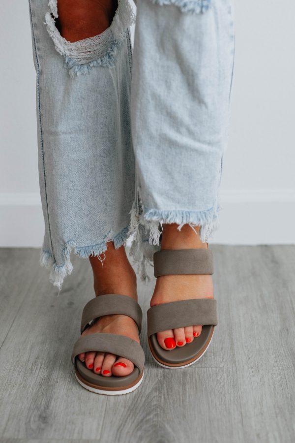 Word On The Street Sandals - Mocha Sale