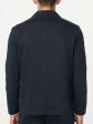 The 3-Button Twill Blazer in Deep Blue For Sale