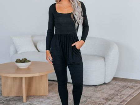 Solene Jumpsuit - Black Sale