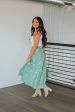 Mindy Floral Midi Skirt - Sage For Discount