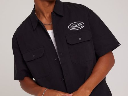 Von Dutch VD Workers Shirt Black Fashion