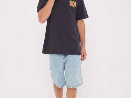 Dickies Finish Line 450 Tee Washed Black Online Sale