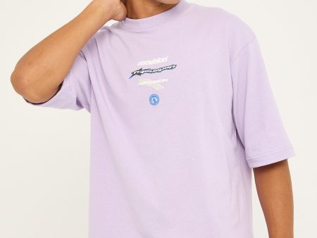 Neovision Decal Street Super Heavy Tee Lilac Purple Online now