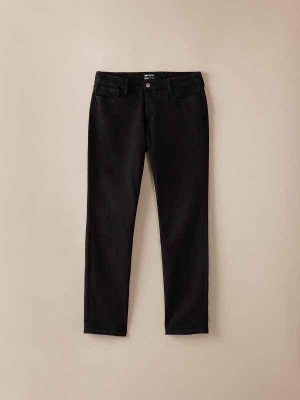 The Adam Slim Jean in Black Cheap