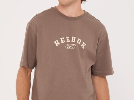 Reebok Reebok Classic Large Logo Tee Brown Online now