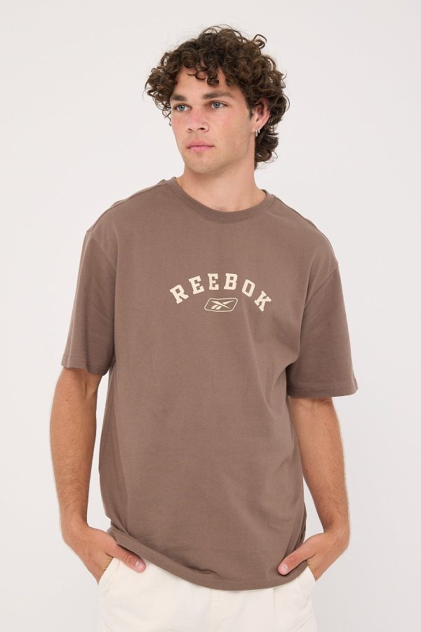 Reebok Reebok Classic Large Logo Tee Brown Online now