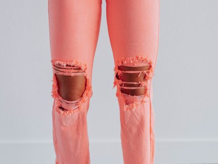 Willow Risen Jeans - Sorbet on Sale