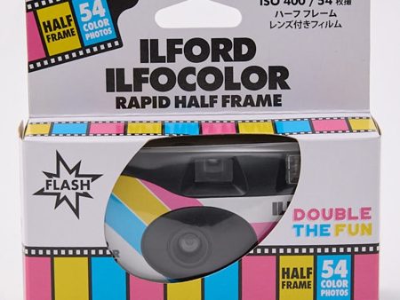 Ilford Ilfocolor Rapid Half Frame Camera 54 Exposures Multi For Discount