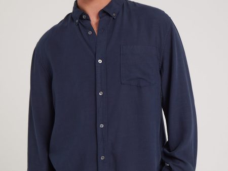 Academy Brand Burton LS Shirt Navy For Sale