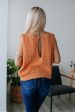 Zelie Knit Top - Peach Hot on Sale