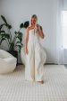 Reba Denim Jumpsuit - Ivory Fashion