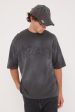 Neovision Radical Distressed Logo Street Super Heavy Tee Sunfade Black For Sale