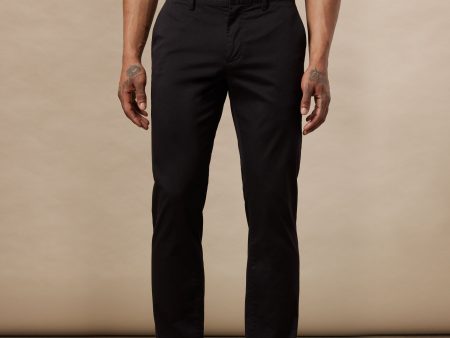 The Brunswick Slim Chino Pant in Black on Sale