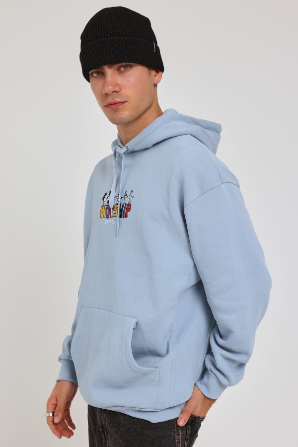 Worship United Hoody Blue Fog Discount