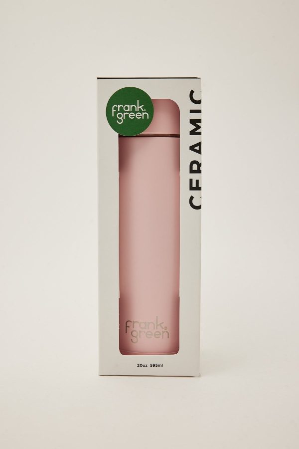 Frank Green Ceramic Straw Lid Reusable Bottle 20oz Blushed Online