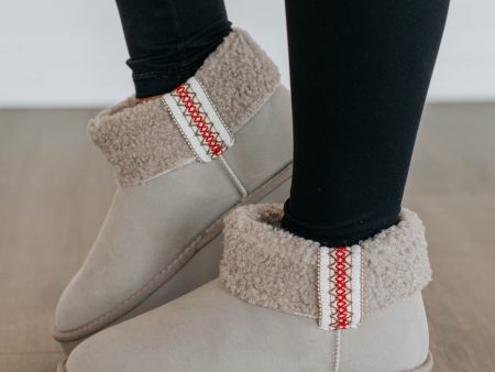 Baby It s Cold Outside Boots - Light Grey Sale