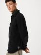 The Tundra Polar Fleece Overshirt in Black Supply