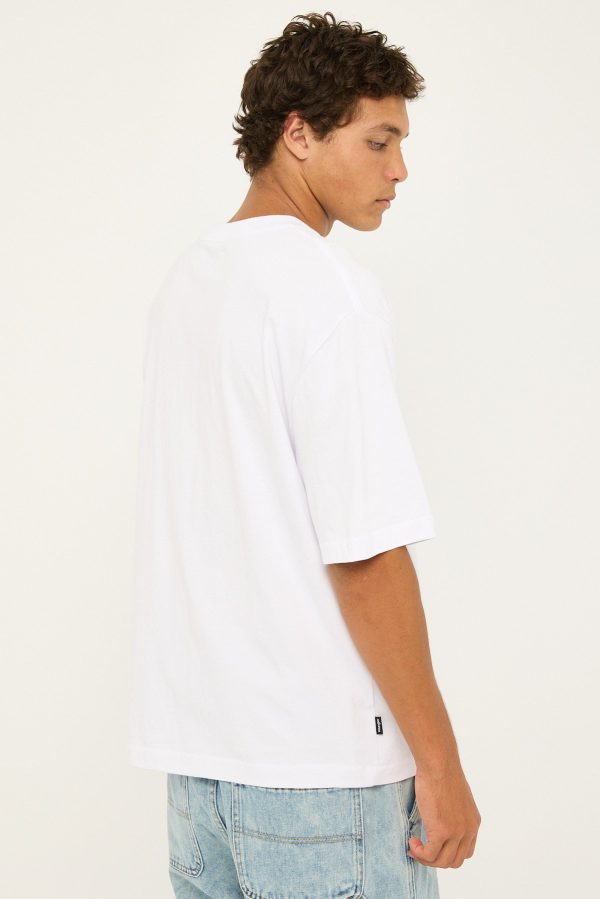 Wrangler Old West Boxcar Tee White Online now