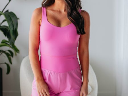 Zayn Active Romper - Bubblegum For Discount