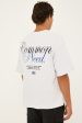 Common Need Eloquence Easy Heavyweight Tee Snow Marle on Sale