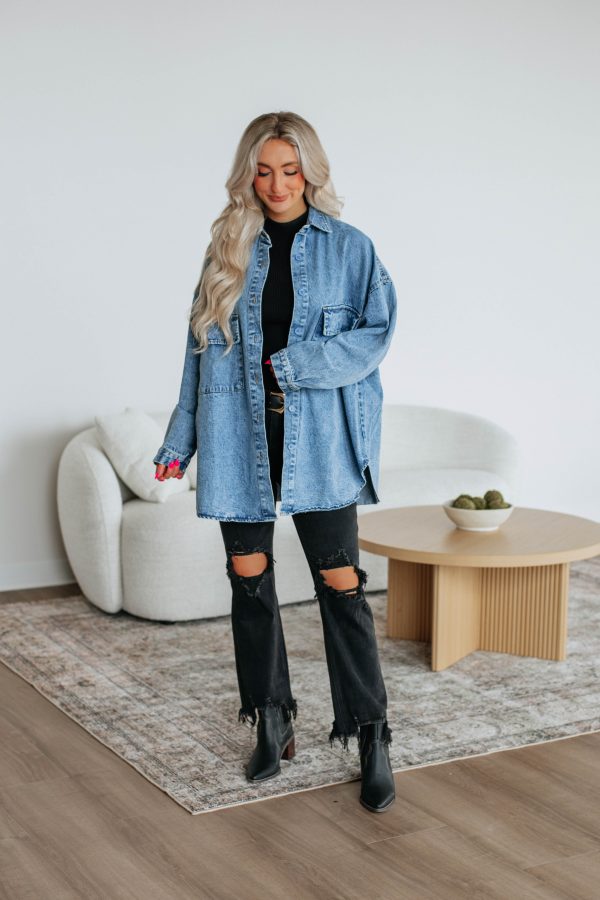 Skylee Oversized Shacket on Sale