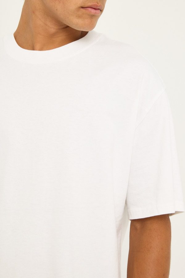 As Colour Heavy Faded Minus Tee (-5cm) Faded White Hot on Sale