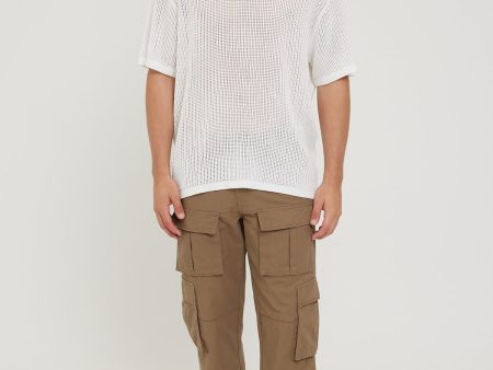 Common Need Currents Knit Tee White Online Sale