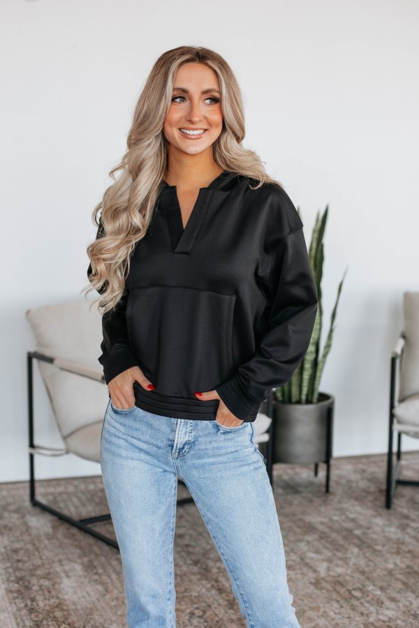 Zealand Lounge Pullover - Black Online Sale