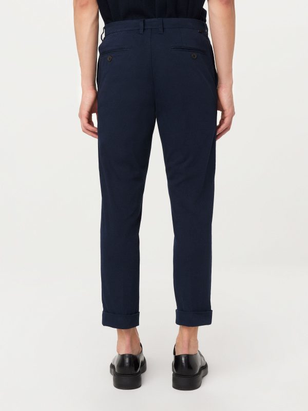 The Colin Tapered Flex Pant in Deep Blue For Discount