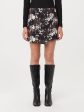 The Printed Mini Skirt in Black Discount