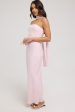 Perfect Stranger Carlota Strapless Scarf Maxi Dress Pink For Discount