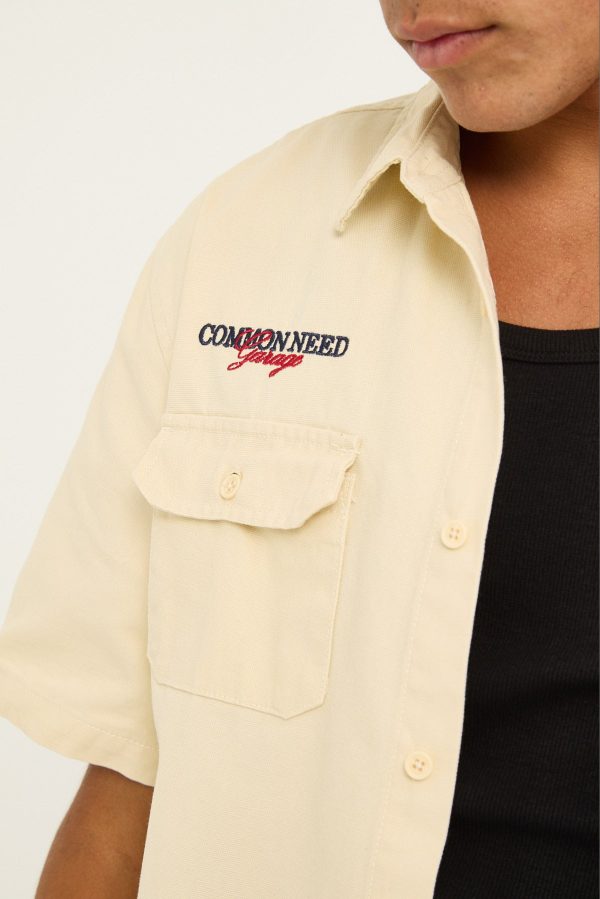 Common Need Workshop Standard Shirt Off White Hot on Sale